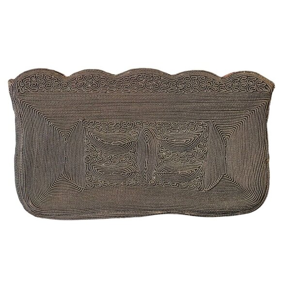 Ador Bag Handbags - Vintage 1940s/1950s Brown Ador Bag Genuine Cord Clutch